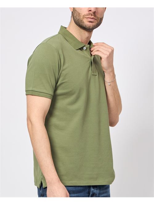 Polo uomo Refrigue basic 2 bottoni REFRIGUE | 2816MP00186MILITARY GREEN